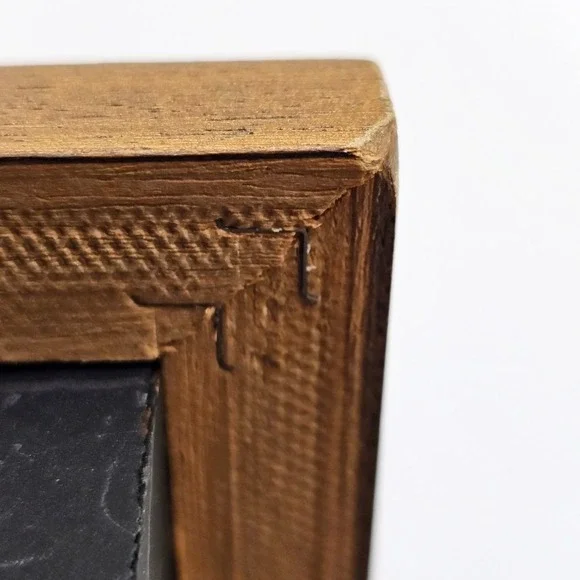 VTG Carved From Ebony Wood  Ebony Pair African Art Frame Approx 17X 10.5 inches - Picture 6 of 6